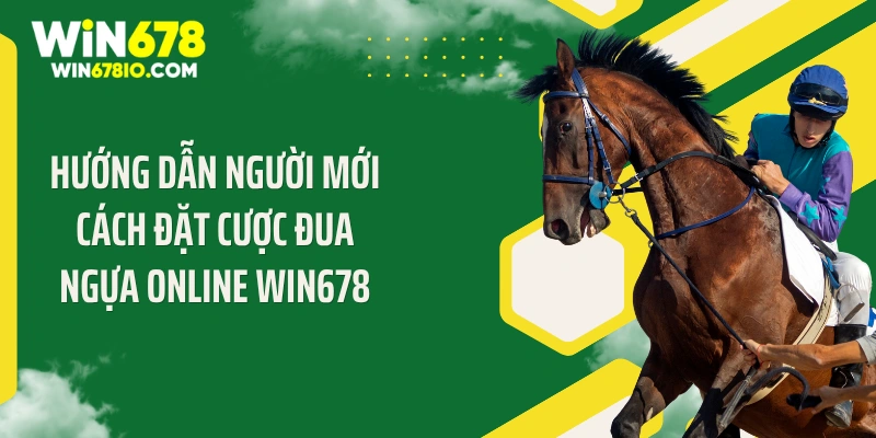 Đặt Cược Đua Ngựa Online WIN678 - Thưởng 1:99 Xanh Chín Hướng dẫn người mới cách đặt cược đua ngựa online WIN678